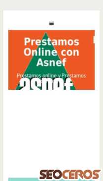 prestamosonlineconasnef.es mobil förhandsvisning