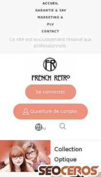 pro.frenchretro.com mobil previzualizare