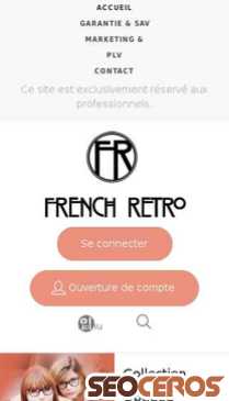 pro.frenchretro.com/fr mobil vista previa