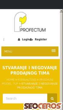 profectum.rs/stvaranje-i-negovanje-prodajnog-tima mobil vista previa