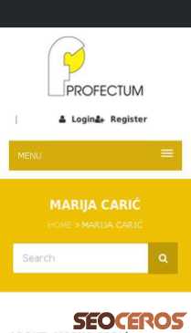 profectum.rs/teachers/marija-caric mobil prikaz slike