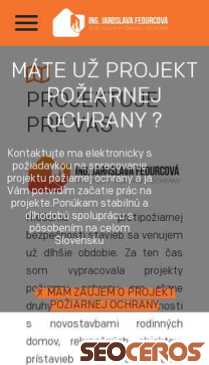 projektpoziarnejochrany.sk mobil előnézeti kép