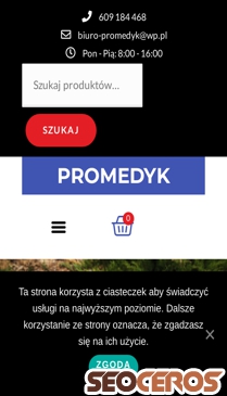 promedyk.eu mobil förhandsvisning