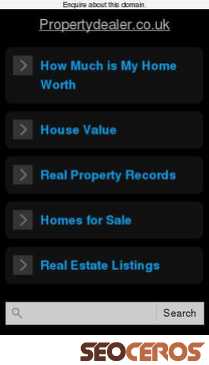 propertydealer.co.uk mobil előnézeti kép