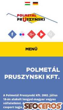 pruszynski.hu mobil előnézeti kép