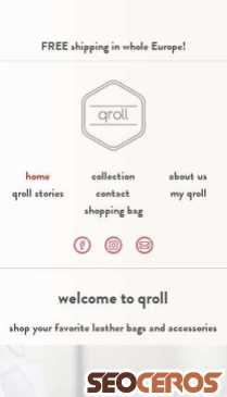 qrolldesign.com mobil előnézeti kép