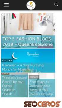 queenbeeszone.com mobil náhled obrázku