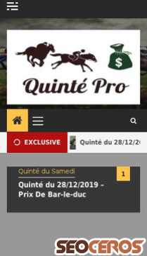 quintepro.fr mobil preview