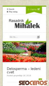 rasadnikmihalek.com/delosperma-ledeni-cvet mobil náhled obrázku