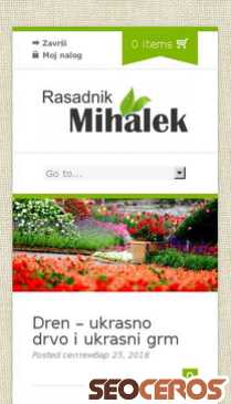 rasadnikmihalek.com/dren-ukrasno-drvo-ukrasni-grm mobil prikaz slike
