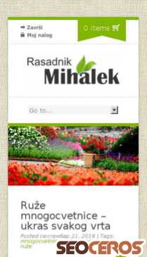 rasadnikmihalek.com/ruze-mnogocvetnice-ukras-svakog-vrta mobil förhandsvisning