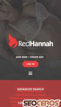 redhannah.co.uk mobil preview