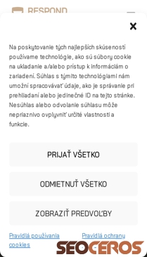 respondacademy.sk mobil preview