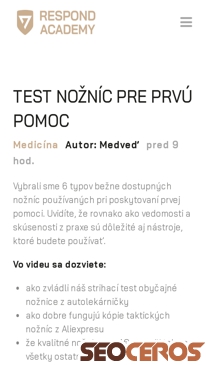 respondacademy.sk/test-noznic-pre-prvu-pomoc mobil náhled obrázku