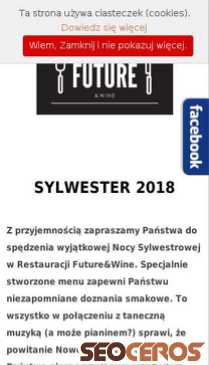 restauracjafuture.pl/imprezy-okolicznosciowe/sylwester-2018 mobil Vista previa
