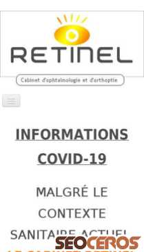 retinel.fr mobil previzualizare