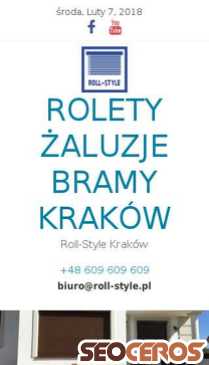 roll-style.pl mobil förhandsvisning