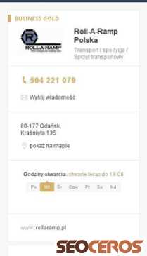 rollaramp.pl mobil előnézeti kép