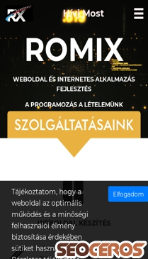 romix.hu mobil förhandsvisning