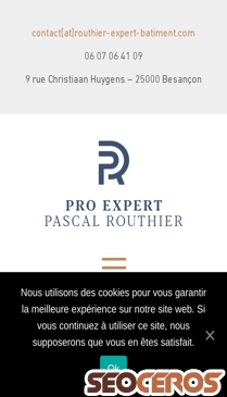 routhier-expert-batiment.com mobil preview