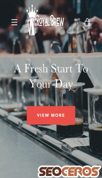 royal-brew.com mobil previzualizare