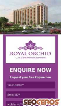 royalorchidkota.com mobil förhandsvisning
