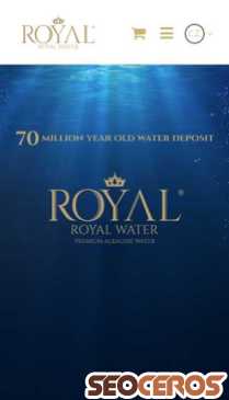 royalwater.cz mobil förhandsvisning