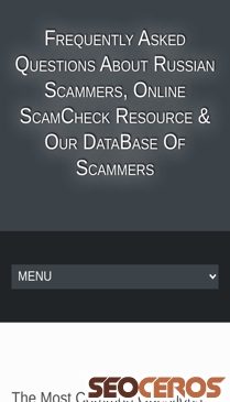 ru-scam.com/faq.htm mobil förhandsvisning