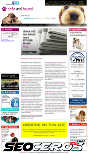 safeandhound.co.uk mobil előnézeti kép