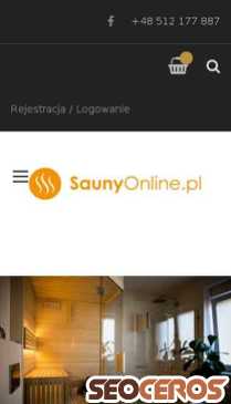 saunyonline.pl mobil previzualizare