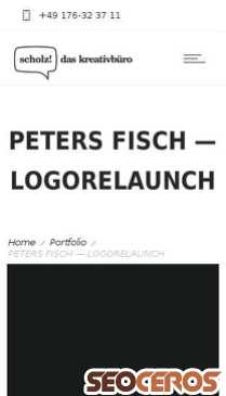 scholz-kreativbuero.de/?my-product=peters-fisch-logorelaunch mobil preview