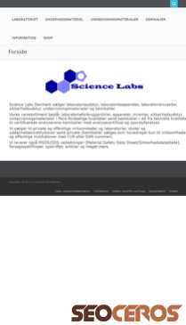 sciencelabs.dk mobil Vista previa