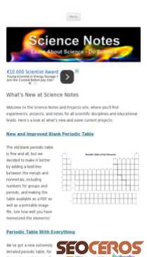 sciencenotes.org mobil anteprima