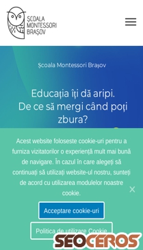 scoalamontessoribrasov.ro mobil preview