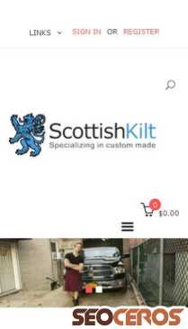scottishkilt.store mobil náhled obrázku