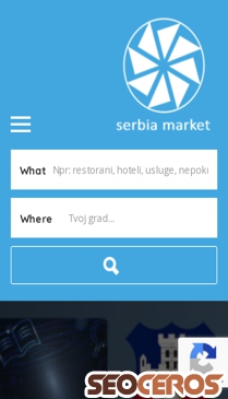 serbiamarket.com/serbia-market mobil Vista previa