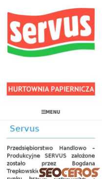 servus-ale.pl mobil előnézeti kép
