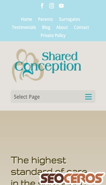 sharedconception.com mobil Vorschau