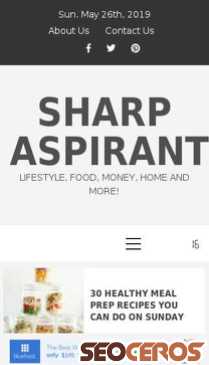 sharpaspirant.com mobil előnézeti kép