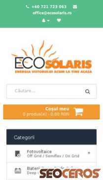 shop.ecosolaris.ro mobil previzualizare
