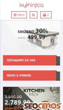 shop.kuhinjica.rs mobil preview