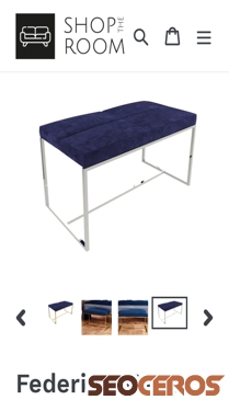 shoptheroom.co/collections/stools/products/foot-stool-blue-velvet mobil förhandsvisning