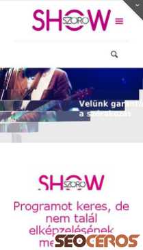 show-szoro.hu mobil náhled obrázku