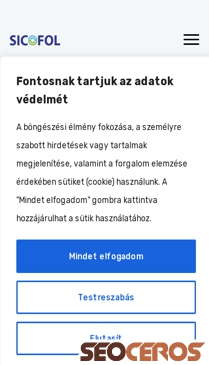 sicofol.hu/referenciaink-magyarorszagon mobil előnézeti kép