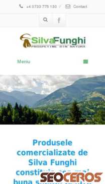 silvafunghi.ro mobil förhandsvisning