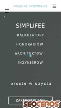 simplifee.pl mobil förhandsvisning