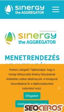 sinergy.hu mobil preview