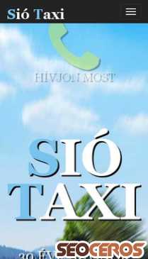 sio-taxi.hu mobil preview