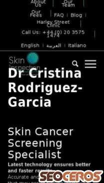 skininspection.co.uk/dr-cristina-rodriguez-garcia-harley-street-dermatologis {typen} forhåndsvisning