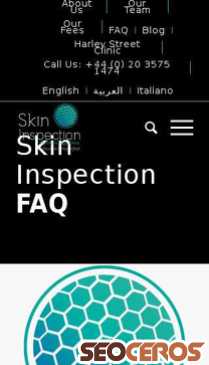 skininspection.co.uk/faq mobil anteprima
